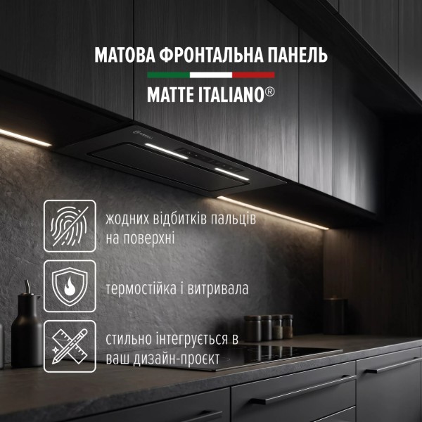 Фото - Витяжка вбудована Perfelli NUOVA 6JWRBM NERO SILENZIO
